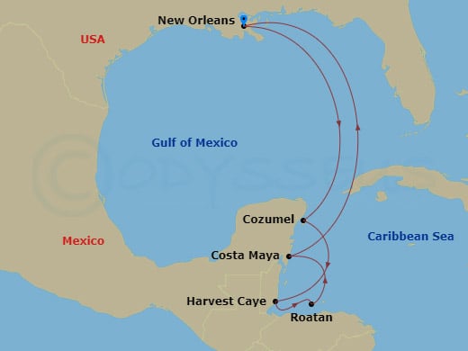Cruise Map