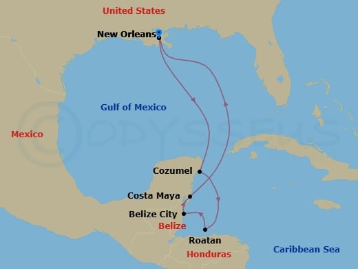 Cruise Map