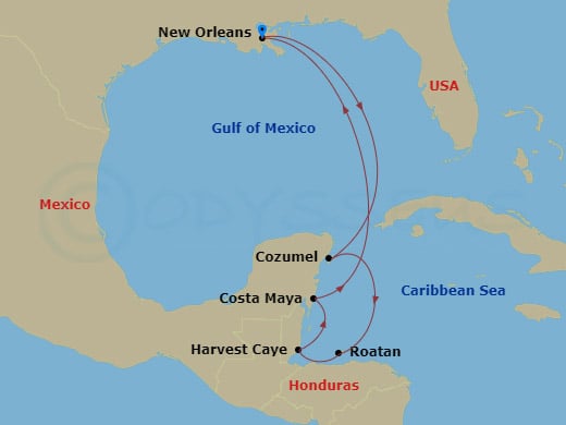 Cruise Map