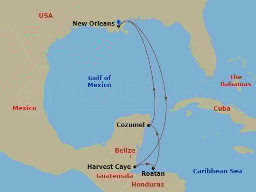 Cruise Map