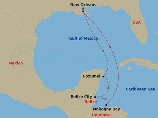 Cruise Map