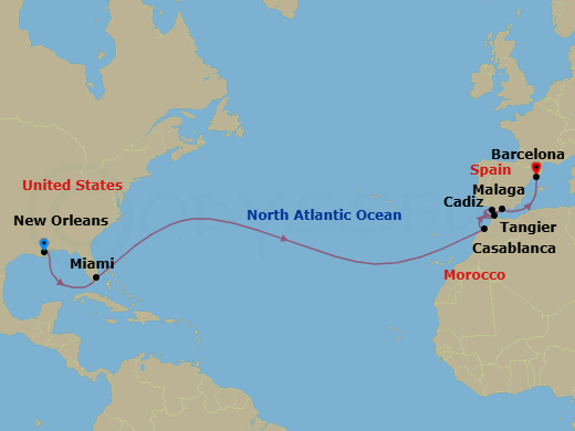 Cruise Map