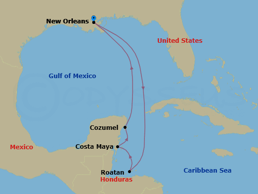 Cruise Map