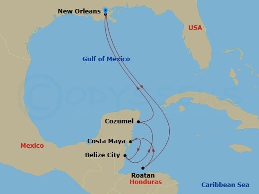 Cruise Map