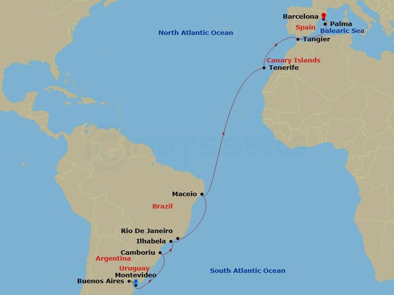 Cruise Map