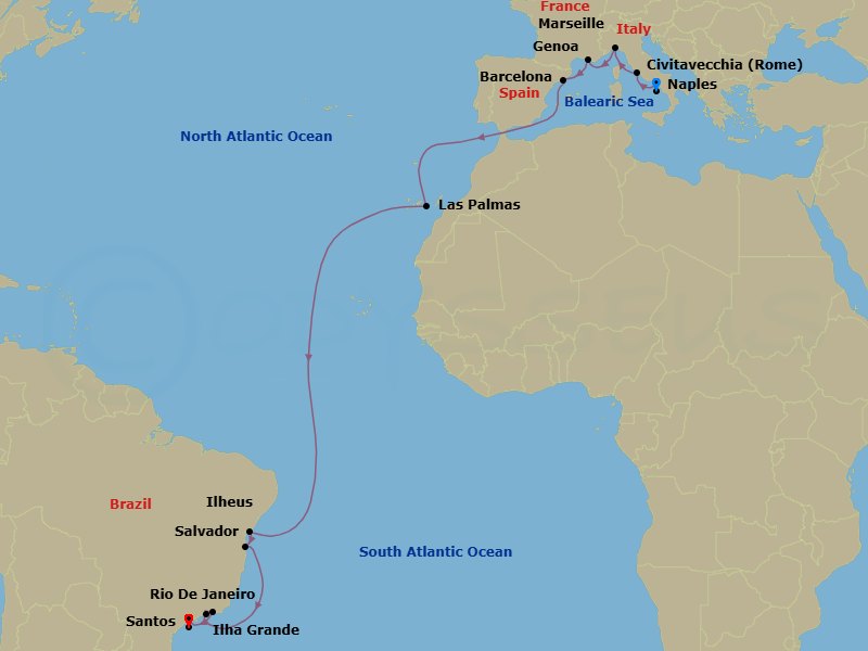 Cruise Map