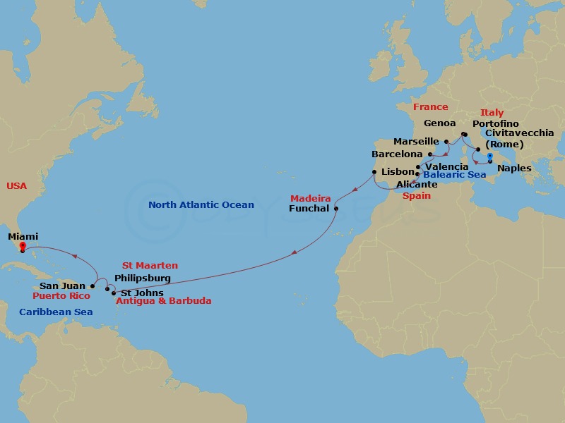 Cruise Map