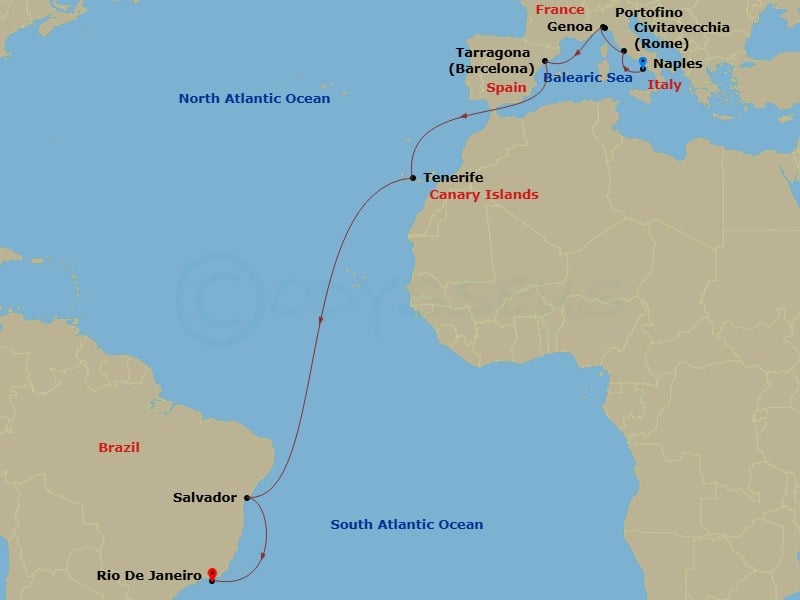 Cruise Map