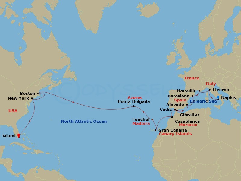 Cruise Map