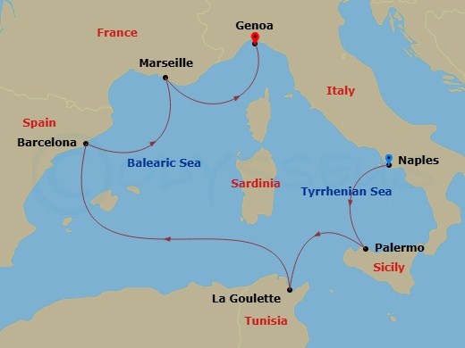 Cruise Map
