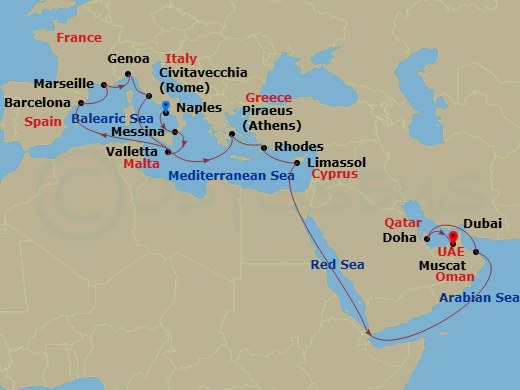 Cruise Map