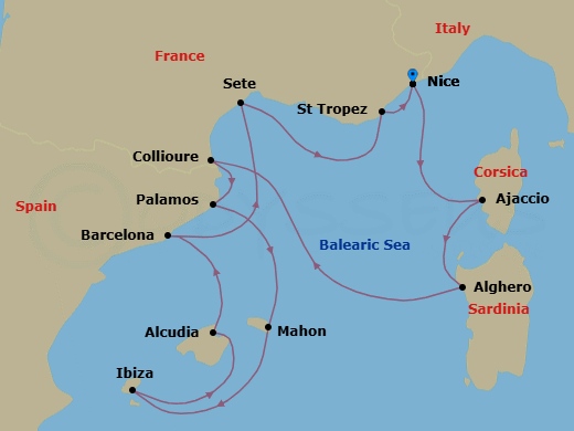 Cruise Map