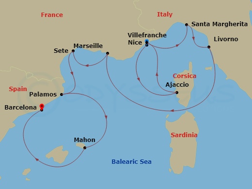Cruise Map