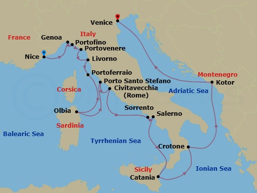Cruise Map