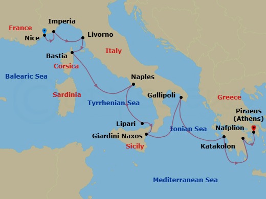 Cruise Map