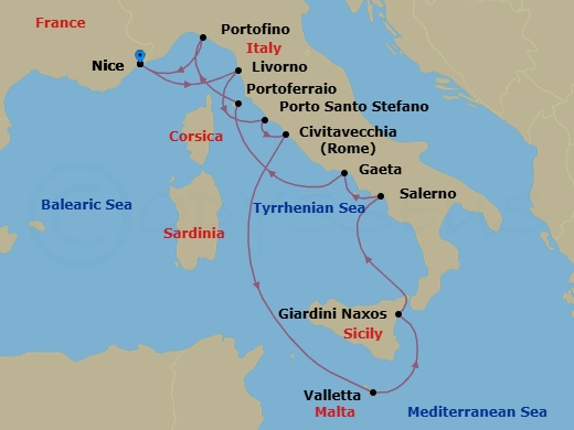 Cruise Map