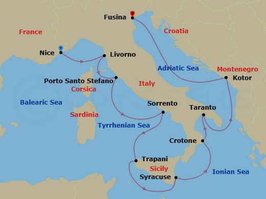 Cruise Map