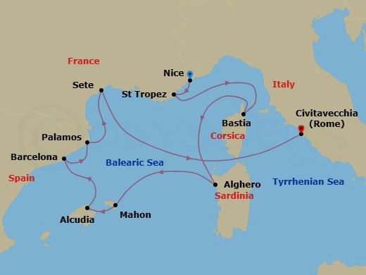 Cruise Map