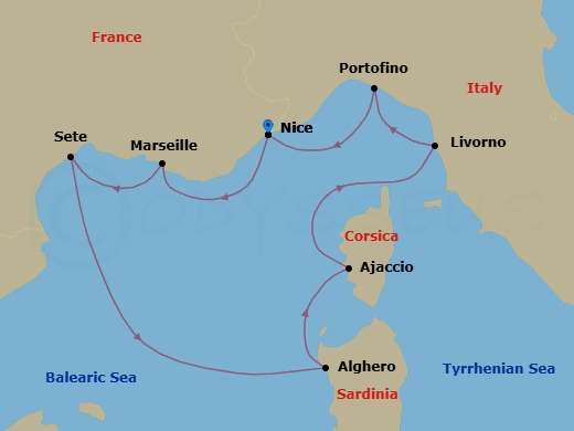 Cruise Map