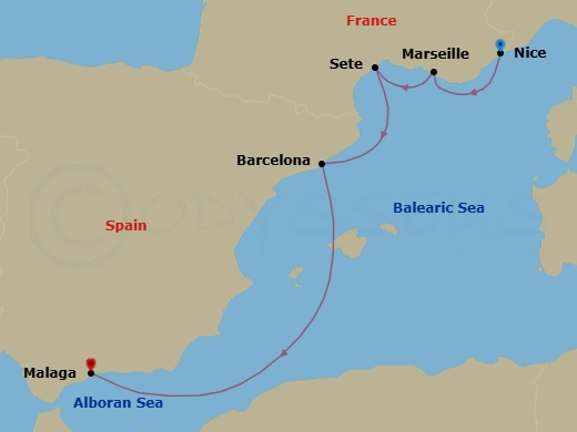 Cruise Map