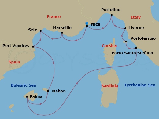Cruise Map