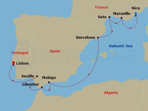 Cruise Map