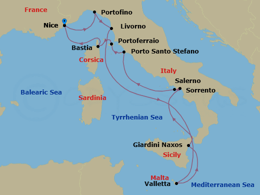 Cruise Map
