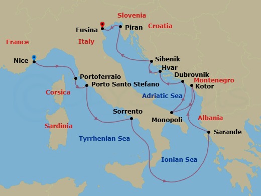 Cruise Map