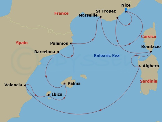 Cruise Map