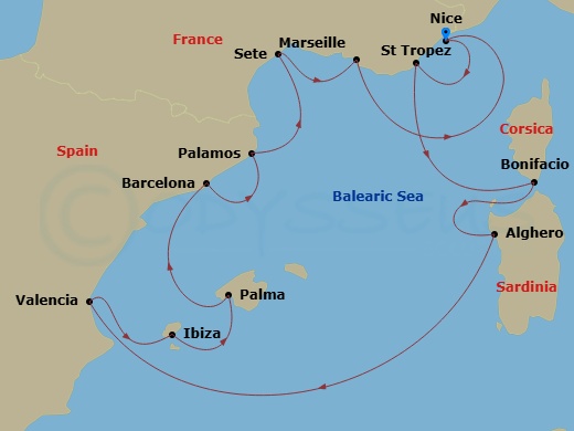 Cruise Map