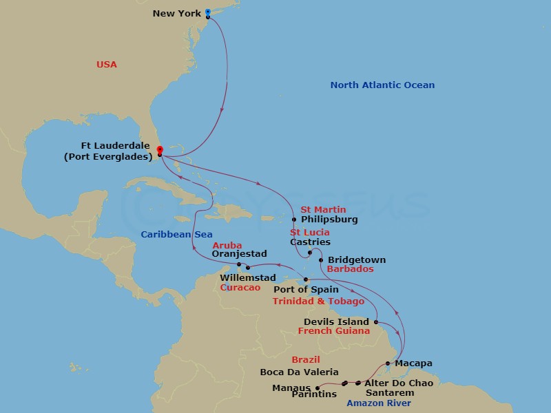 Cruise Map