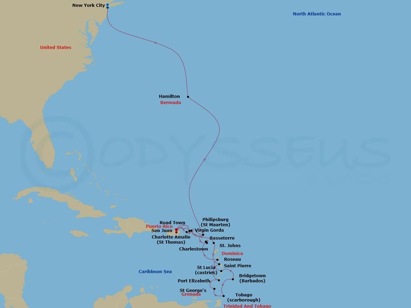 Cruise Map