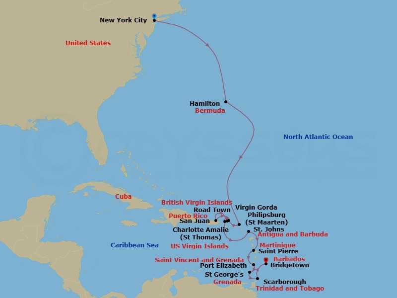 Cruise Map