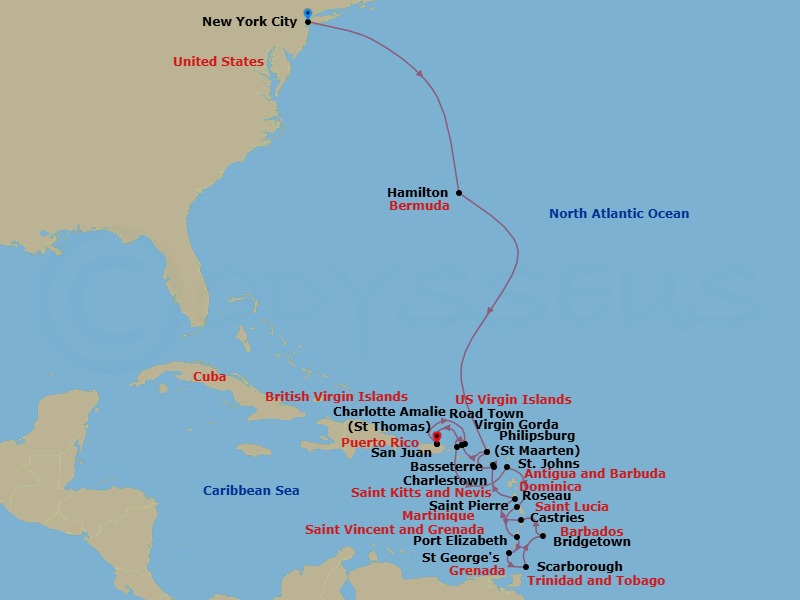 Cruise Map