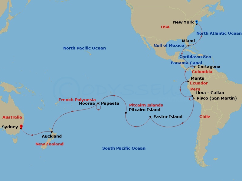 Cruise Map