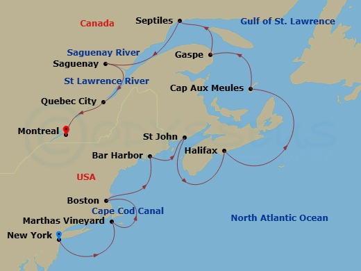 Cruise Map
