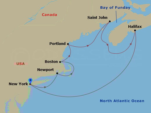 Cruise Map