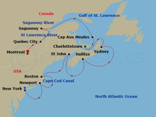 Cruise Map