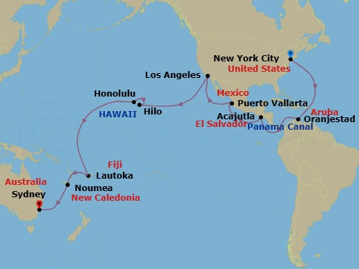 Cruise Map