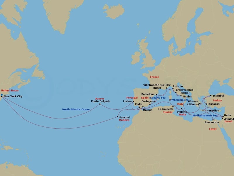 Cruise Map