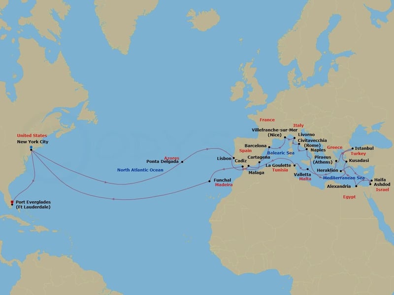Cruise Map
