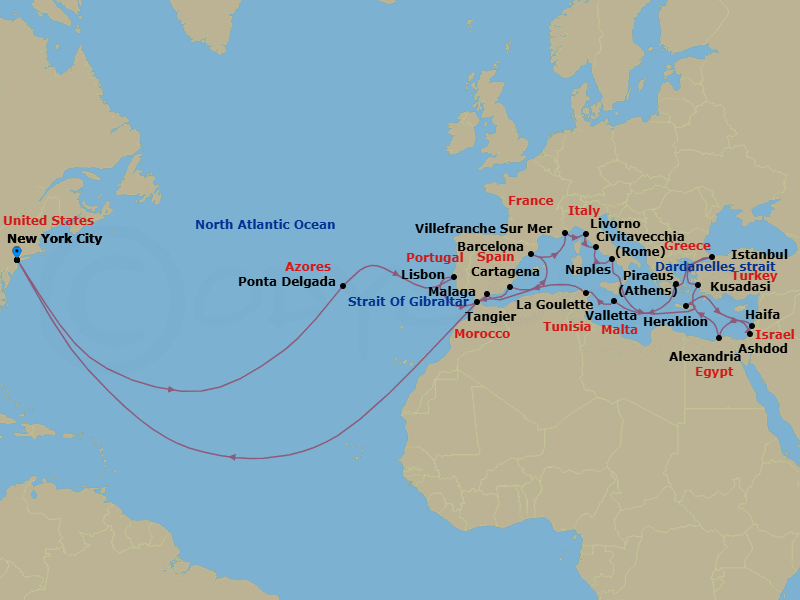 Cruise Map
