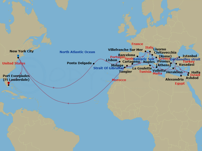 Cruise Map
