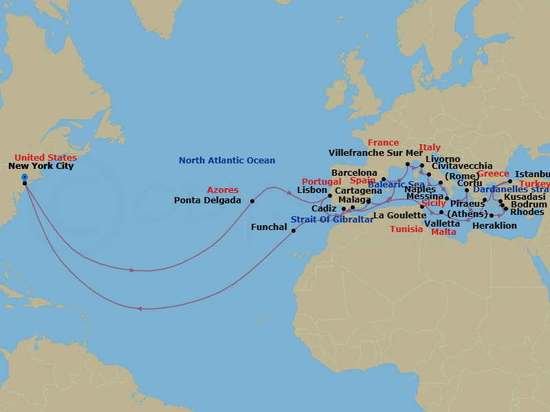 Cruise Map