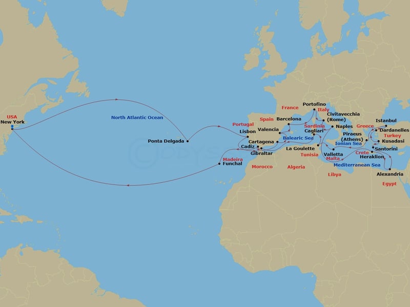 Cruise Map