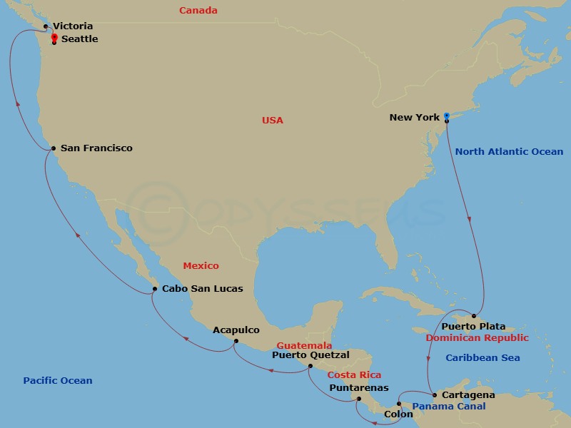 Cruise Map