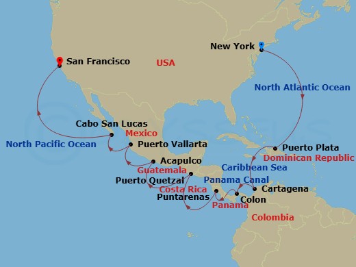 Cruise Map