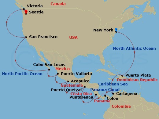 Cruise Map