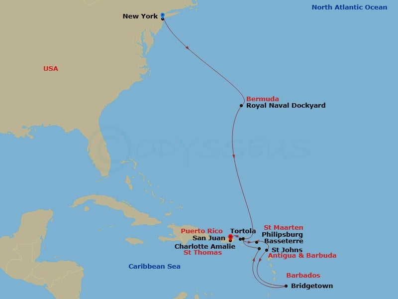 Cruise Map
