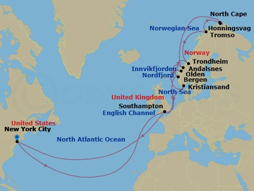 Cruise Map